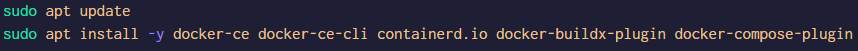 Docker本体のインストール