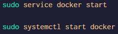 docker startコマンド